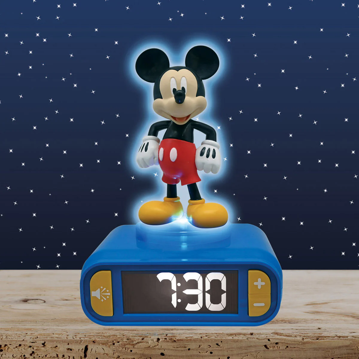 Mickey Digital Alarm Clock with Nightlight