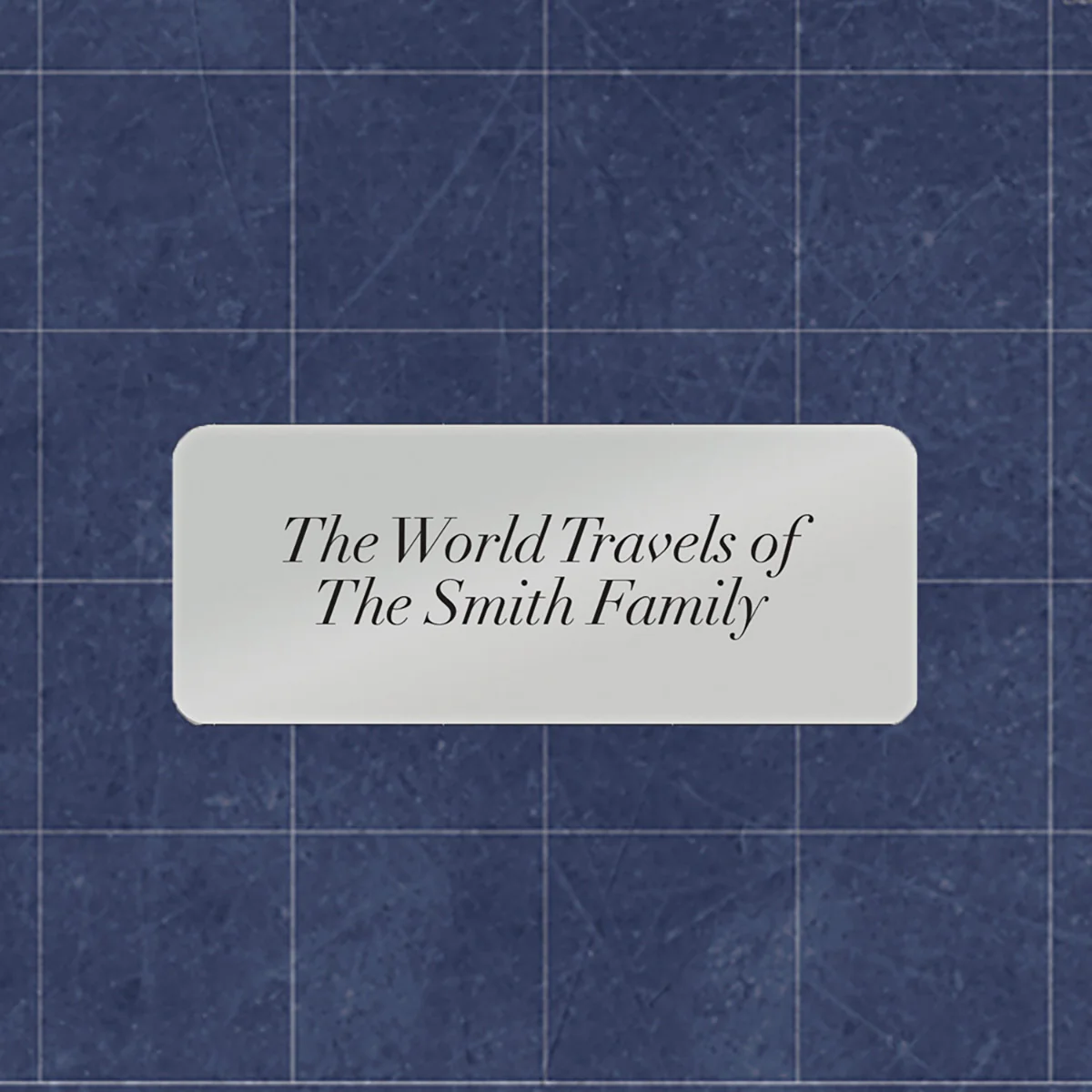 Modern Blueprint World Travel Map - Image 3