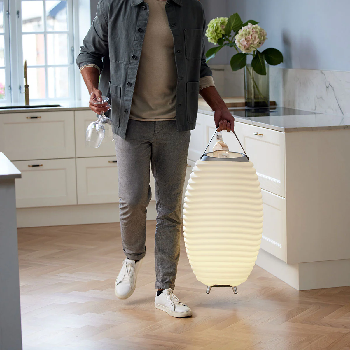 Multi-Function Indoor/Outdoor LED Party Light with Speaker & Cooler - Image 2