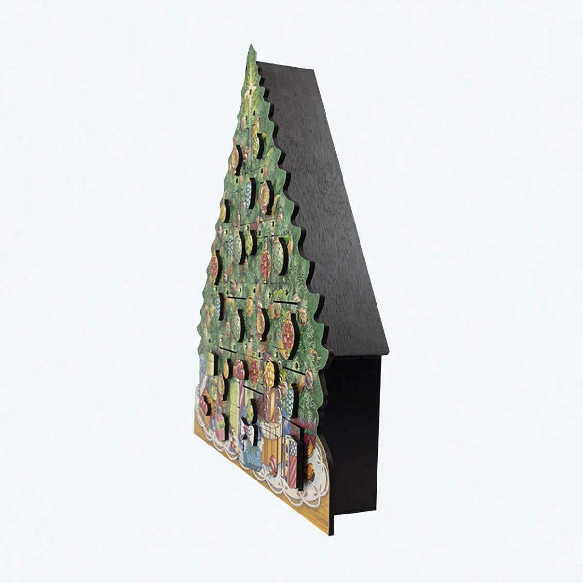 Musical Advent Tree Calendar with Lights - Image 3