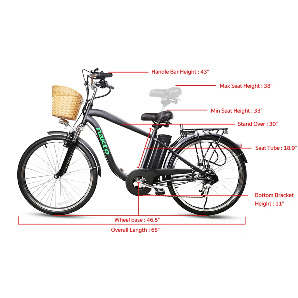 NAKTO Camel Electric Bike - Image 15