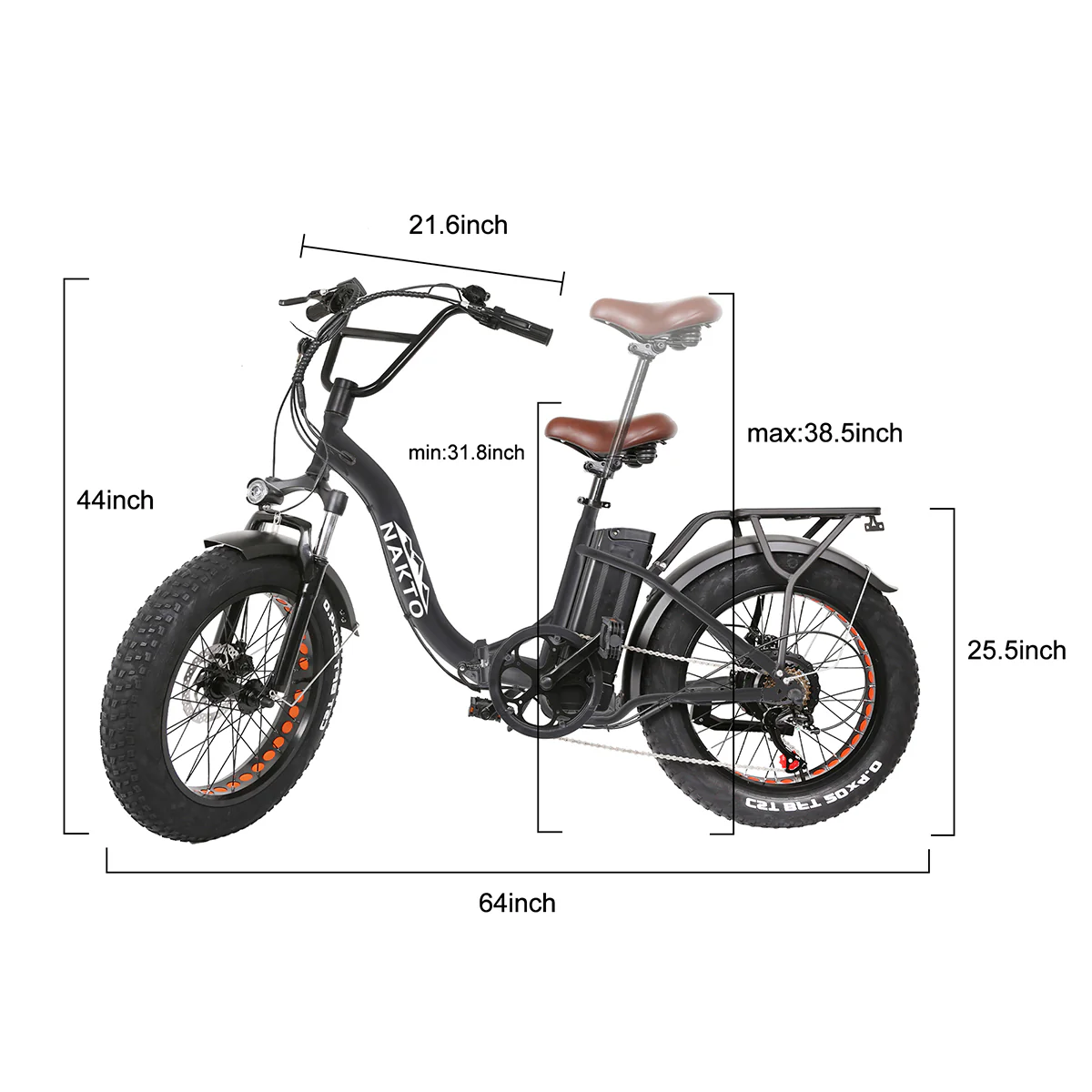 NAKTO Folding Electric Bike - Image 10