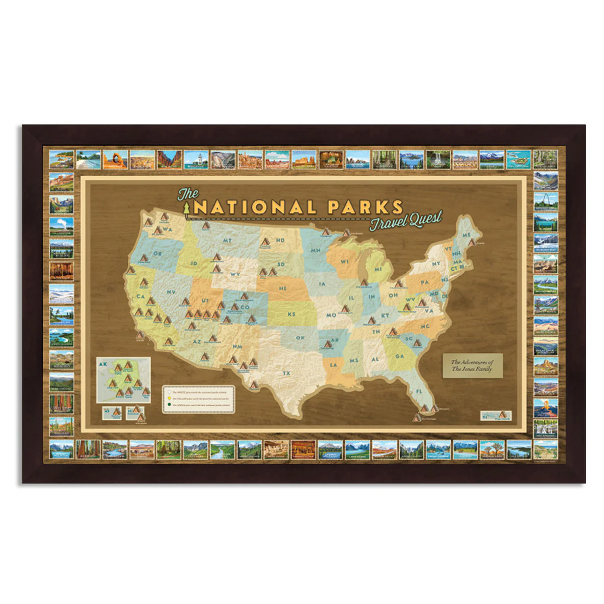National Parks Travel Map - Image 2