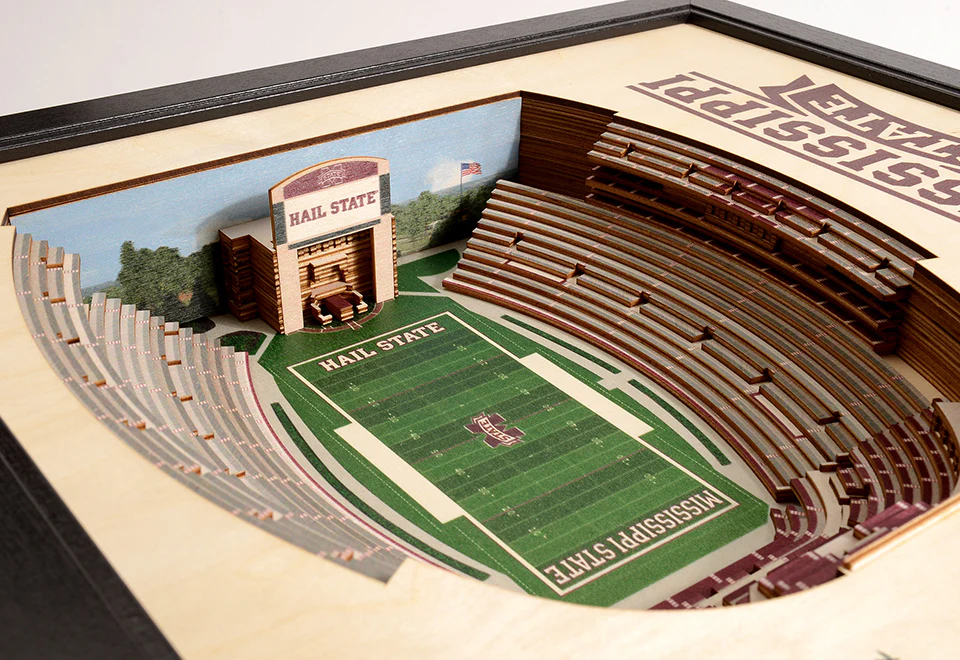 NCAA 3D Stadium Wall Art - Image 19