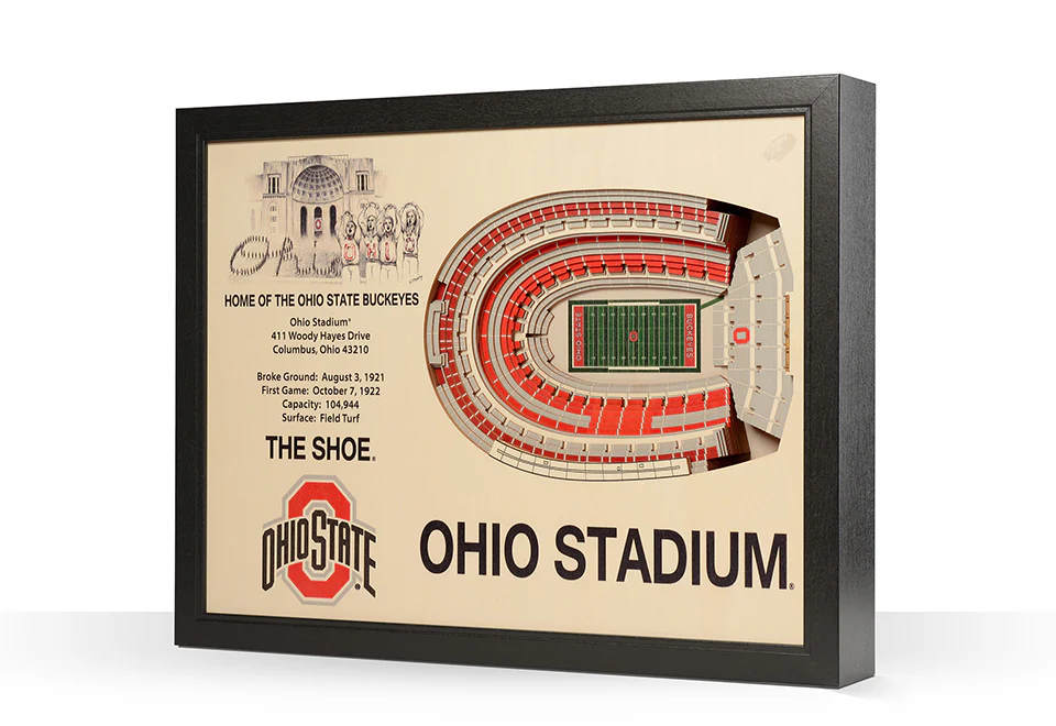 NCAA 3D Stadium Wall Art - Image 33