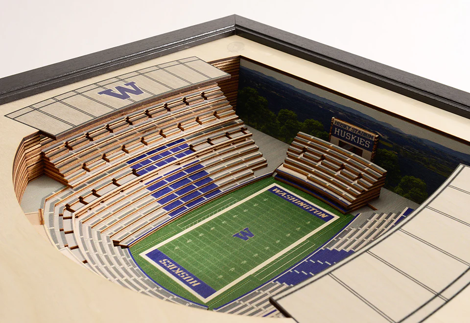 NCAA 3D Stadium Wall Art - Image 55