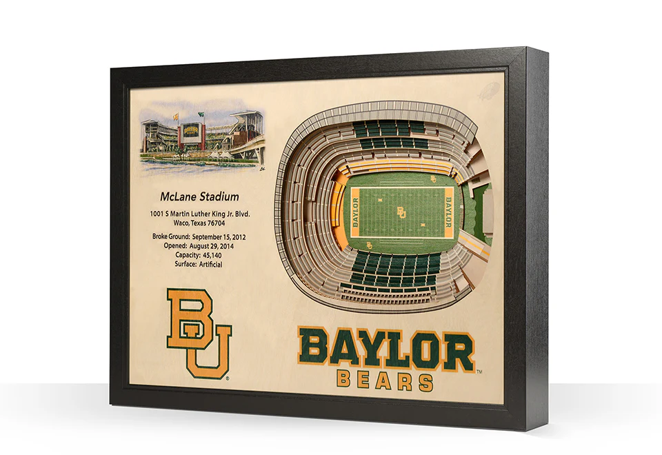 NCAA 3D Stadium Wall Art - Image 70
