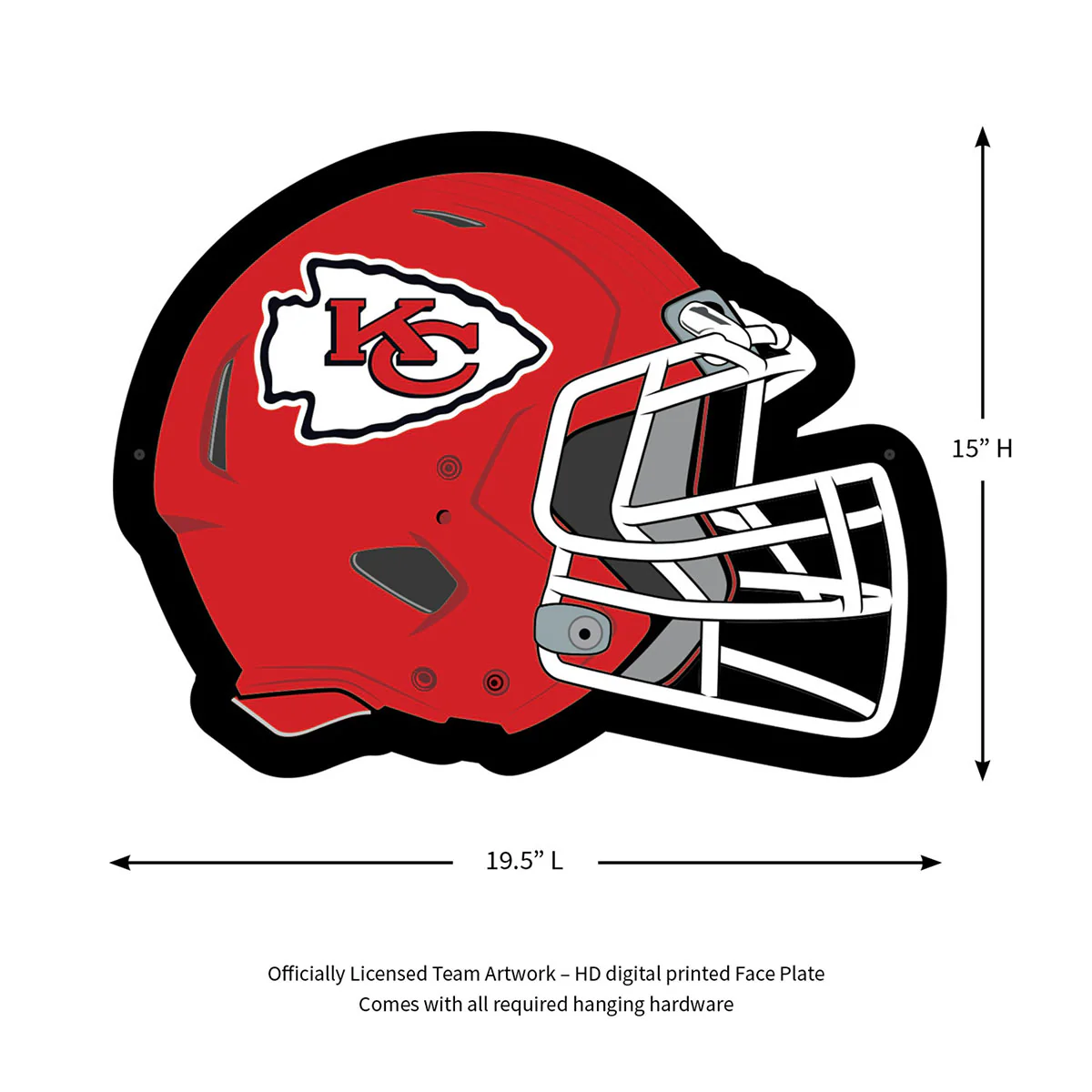 NFL Backlit Helmet Wall Sign - Image 107