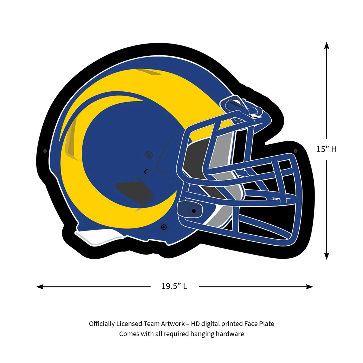 NFL Backlit Helmet Wall Sign - Image 108