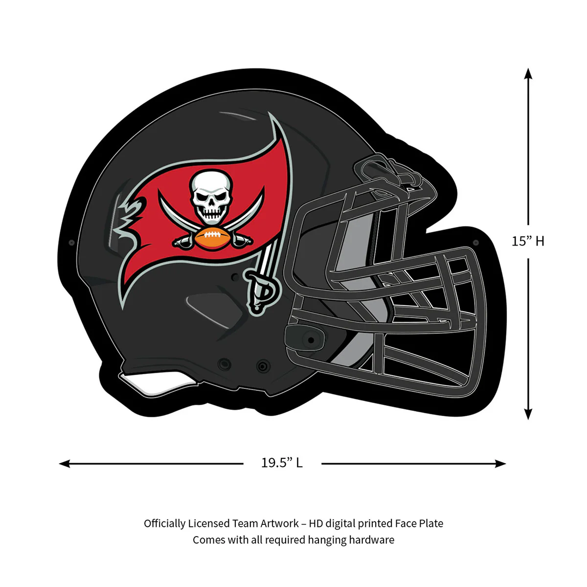 NFL Backlit Helmet Wall Sign - Image 110