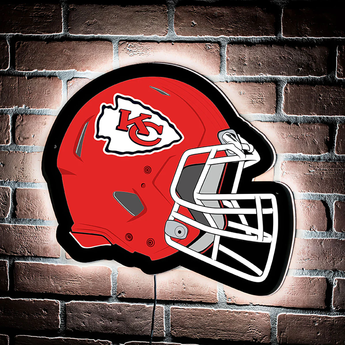 NFL Backlit Helmet Wall Sign - Image 43