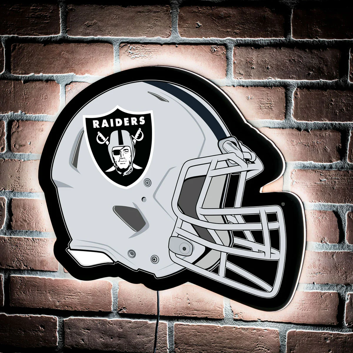 NFL Backlit Helmet Wall Sign - Image 47