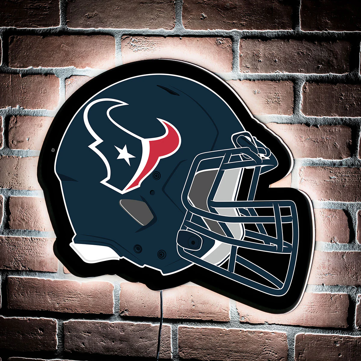 NFL Backlit Helmet Wall Sign - Image 58