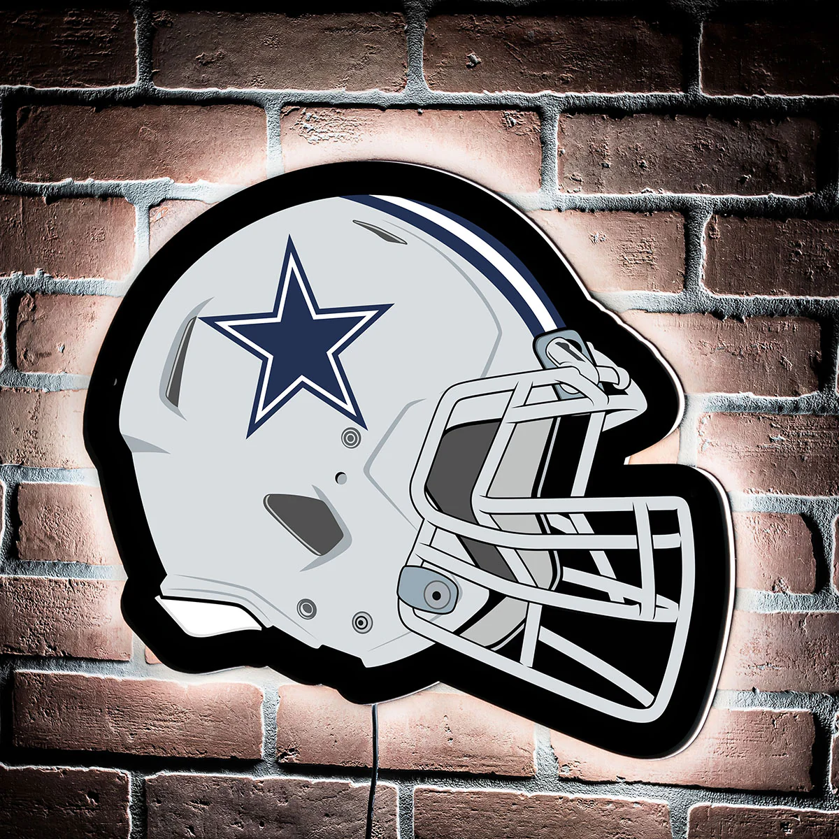 NFL Backlit Helmet Wall Sign - Image 60
