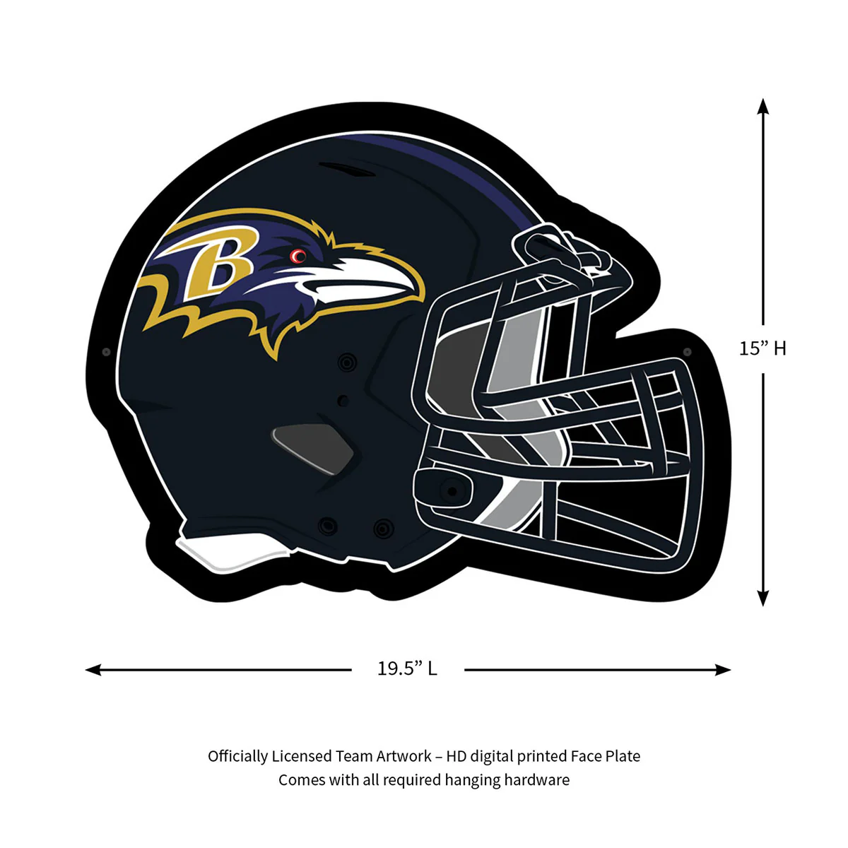 NFL Backlit Helmet Wall Sign - Image 98