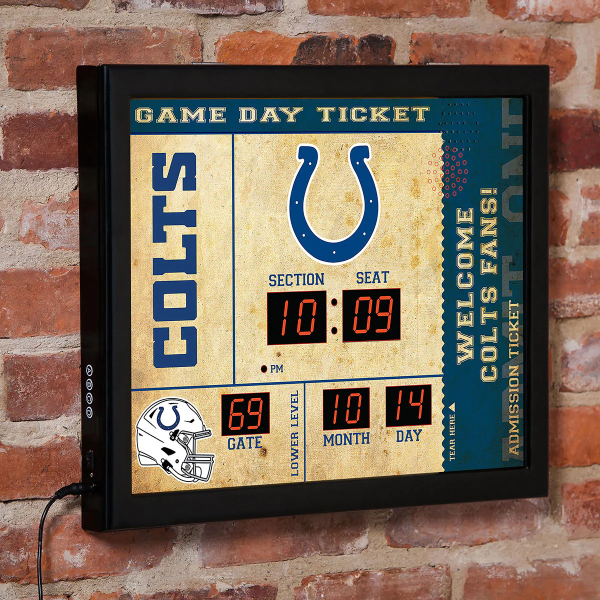 NFL Gameday Ticket Wall Clock and Speaker - Image 16