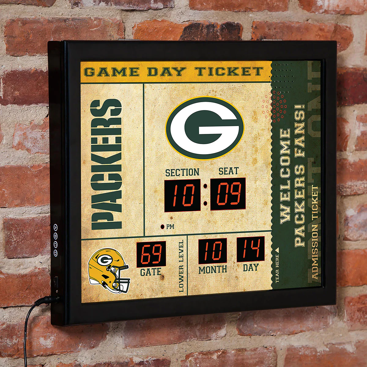 NFL Gameday Ticket Wall Clock and Speaker - Image 26