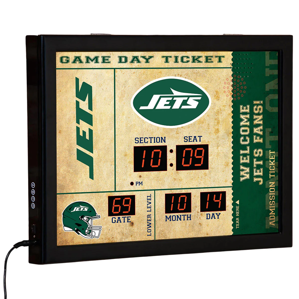 NFL Gameday Ticket Wall Clock and Speaker - Image 42