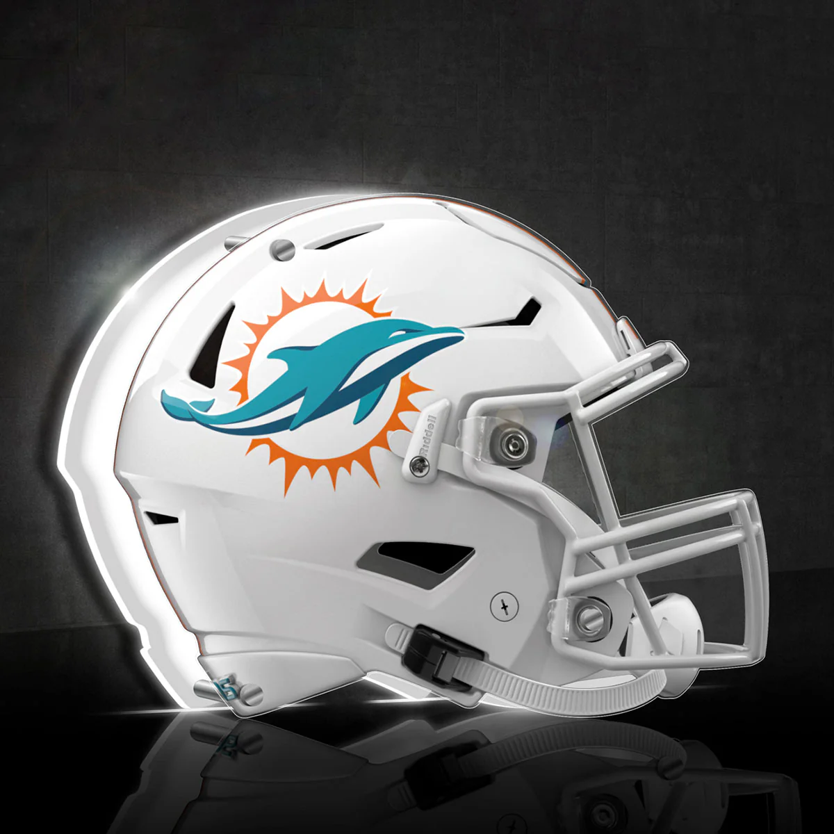 NFL LED Football Helmet Desk Lamp