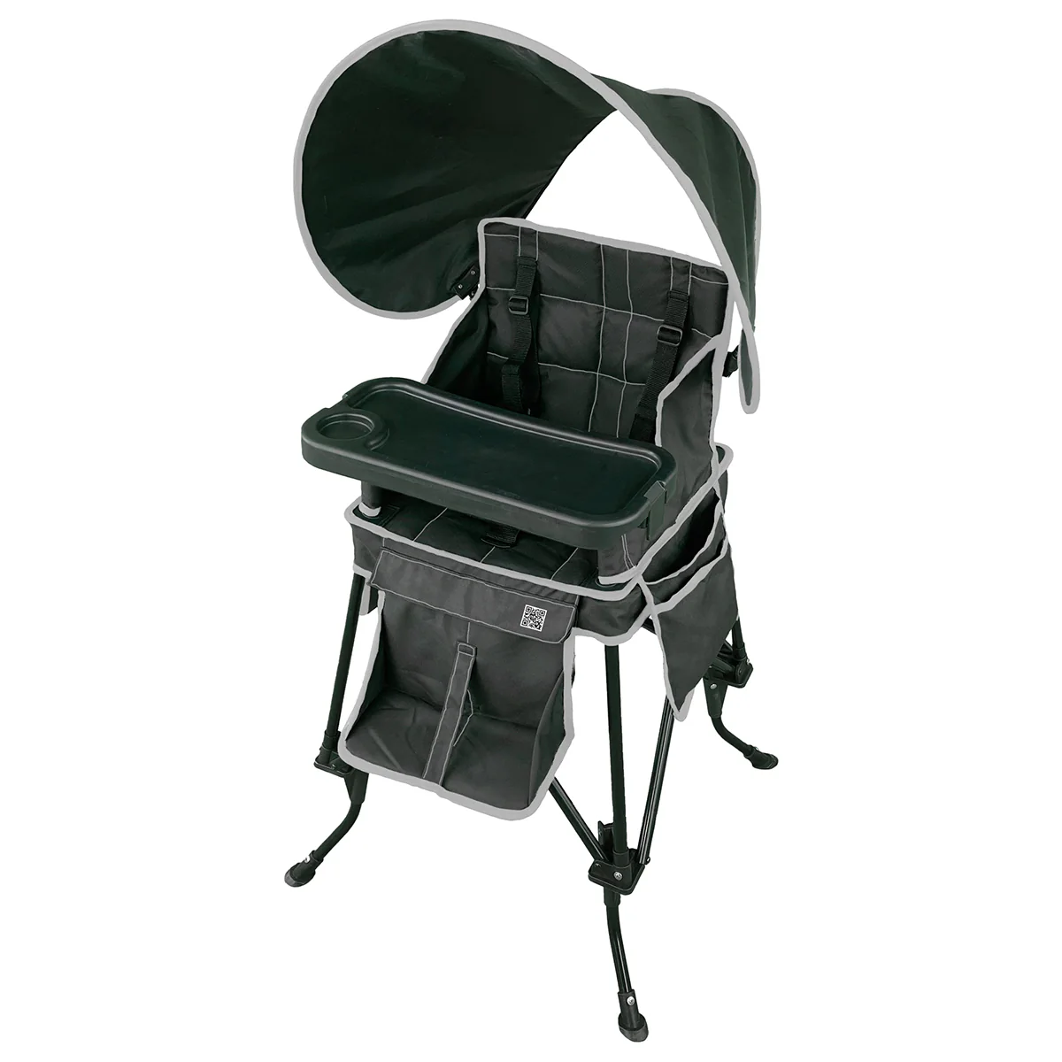 Outdoor High Chair with Sun Shade
