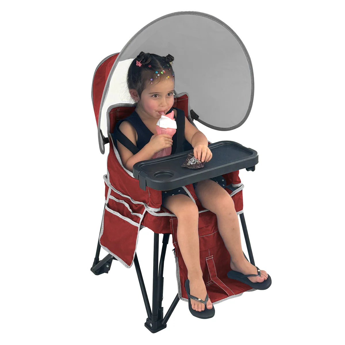Outdoor High Chair with Sun Shade - Image 8