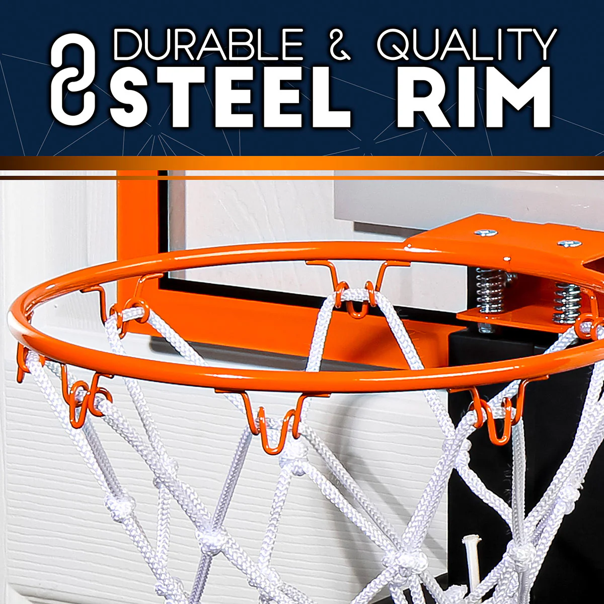 Over the Door Basketball Hoop with Electric Return - Image 3