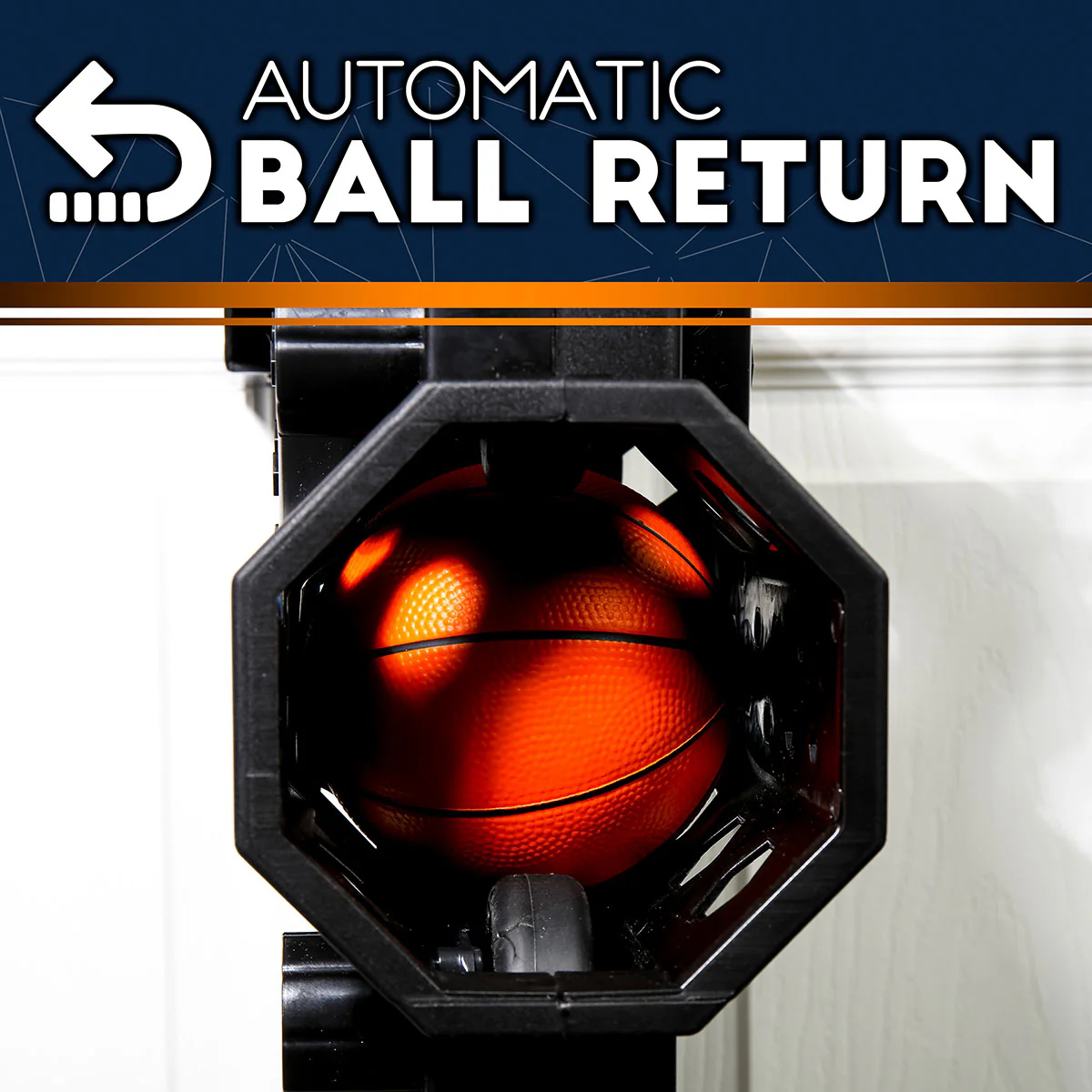 Over the Door Basketball Hoop with Electric Return - Image 5