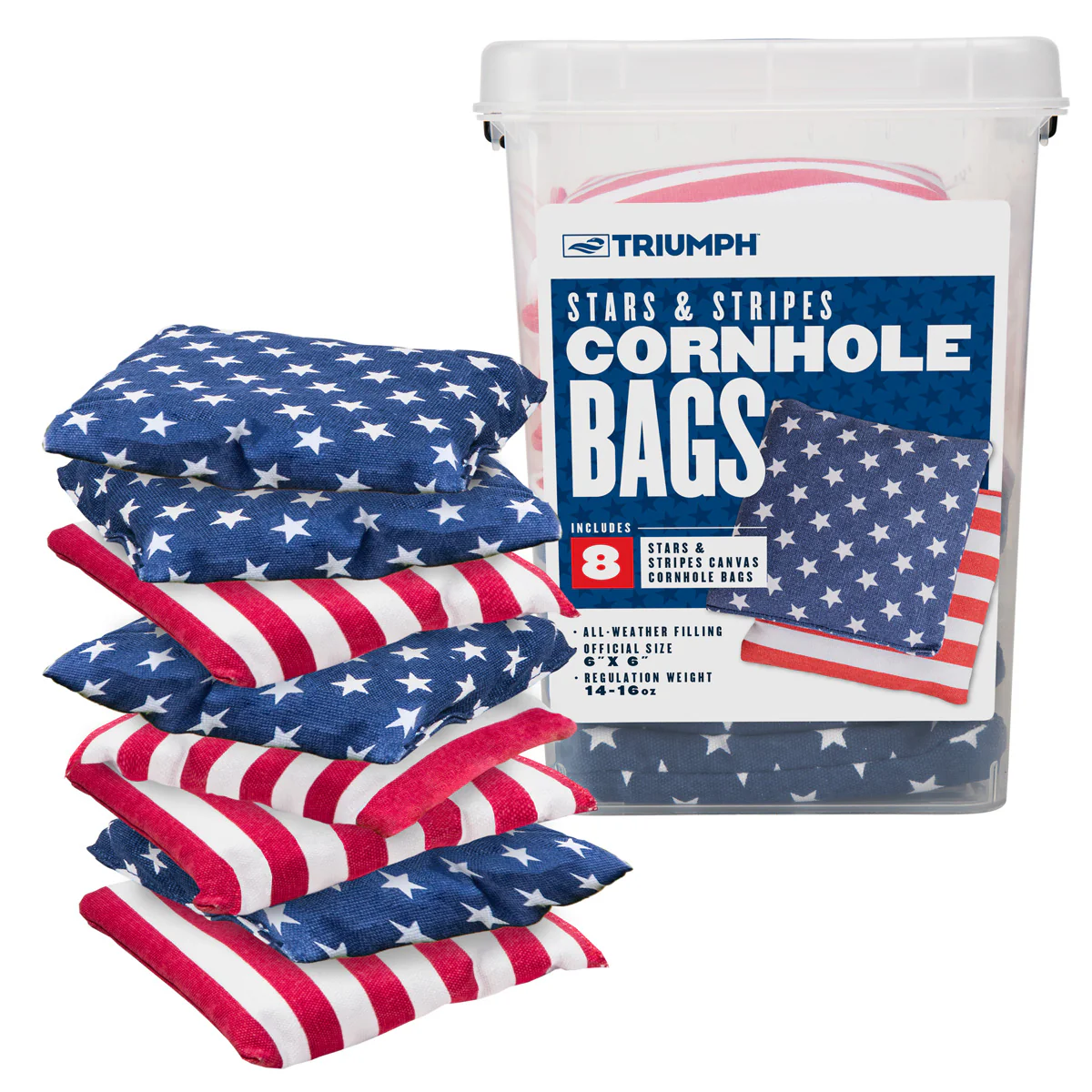 Patriotic Corn Hole Bags (8-Pack) - Image 2