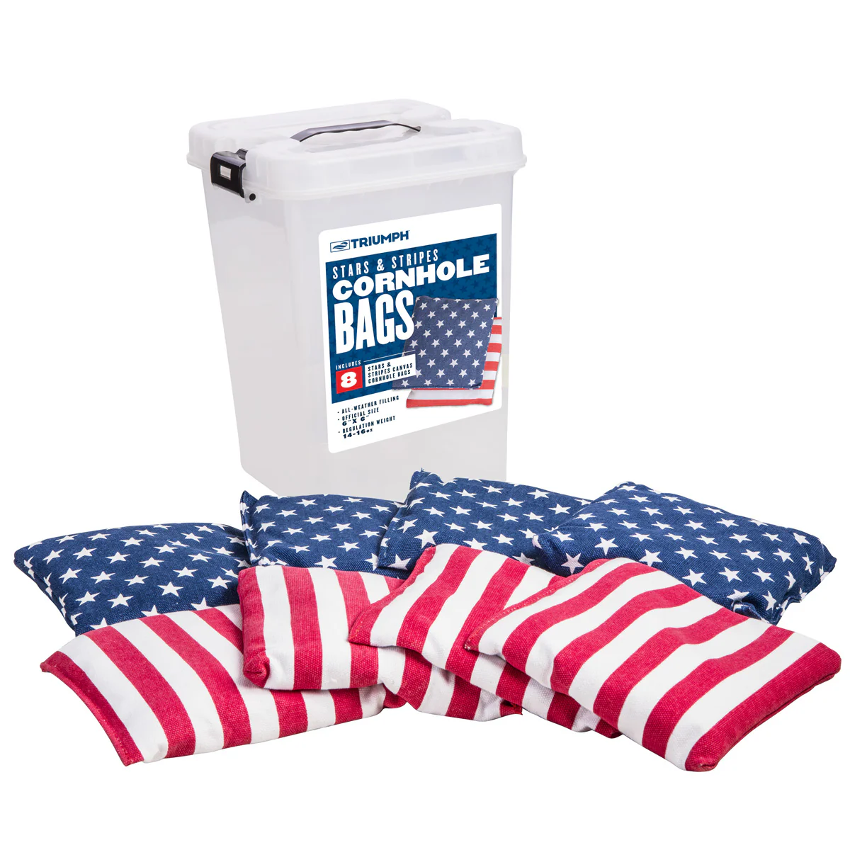 Patriotic Corn Hole Bags (8-Pack) - Image 3
