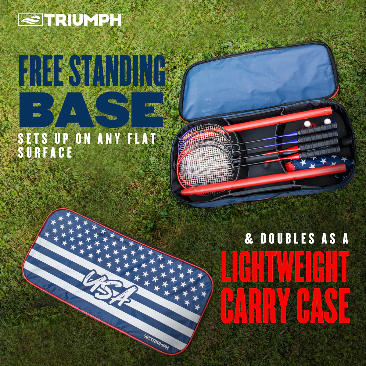 Patriotic Portable Badminton - Image 5