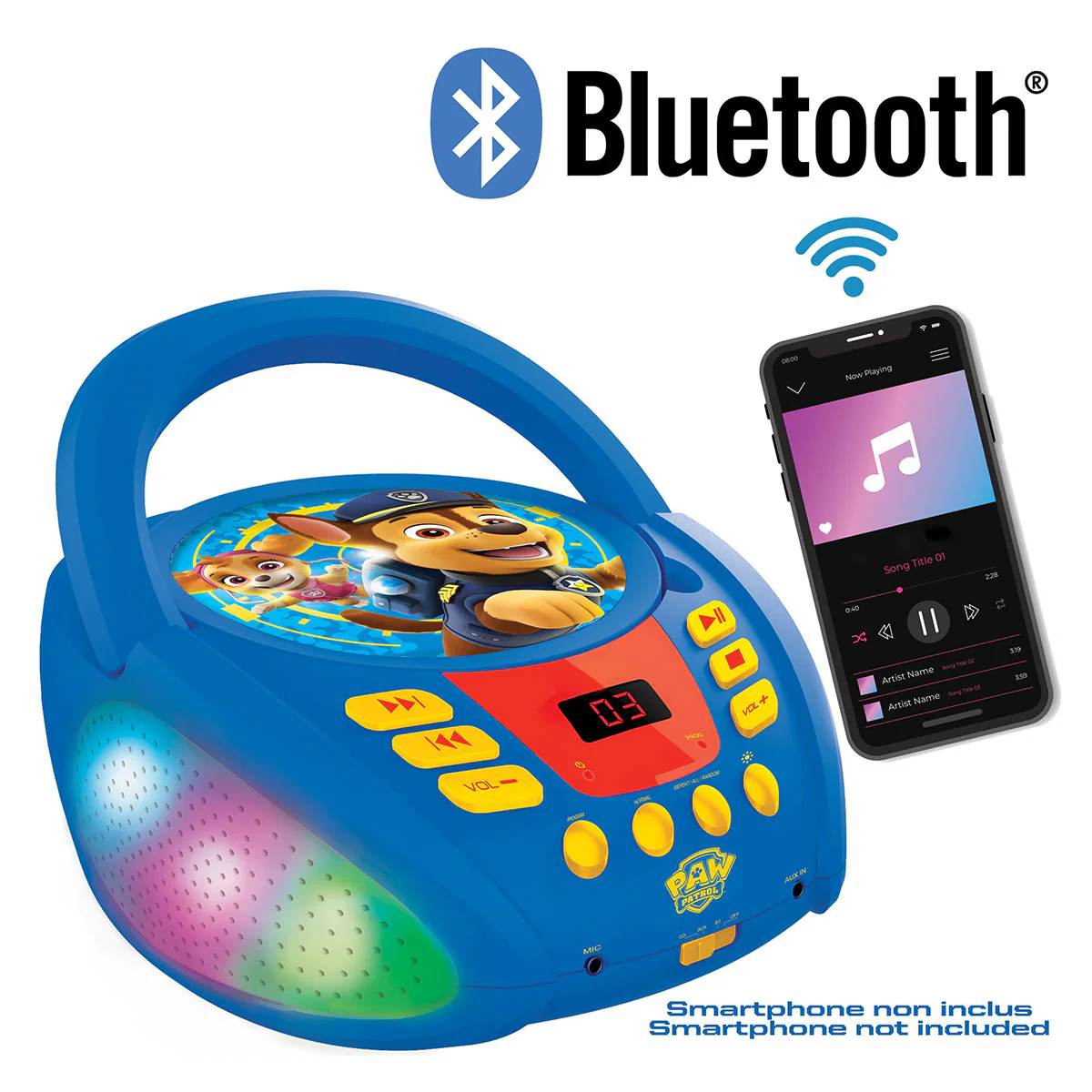Paw Patrol Bluetooth CD Player - Image 5