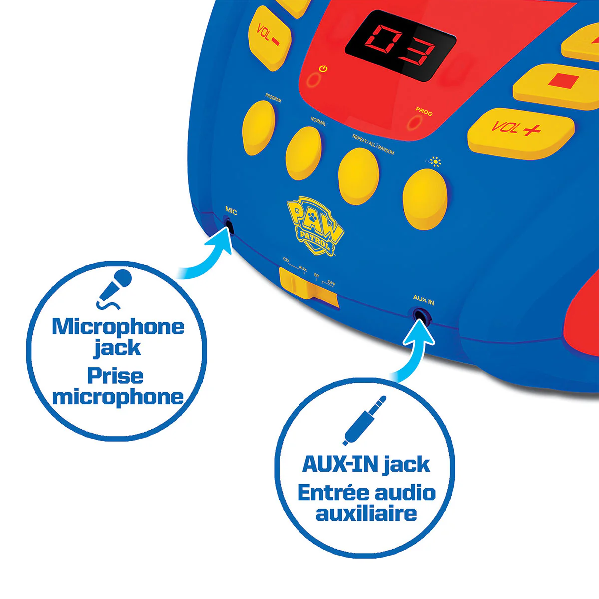 Paw Patrol Bluetooth CD Player - Image 6