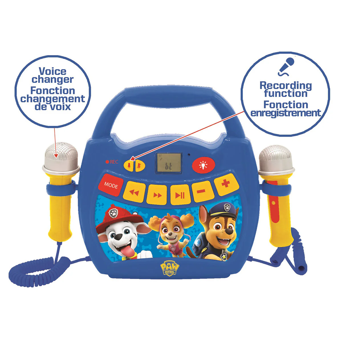 Paw Patrol Bluetooth Speaker with Mics - Image 9