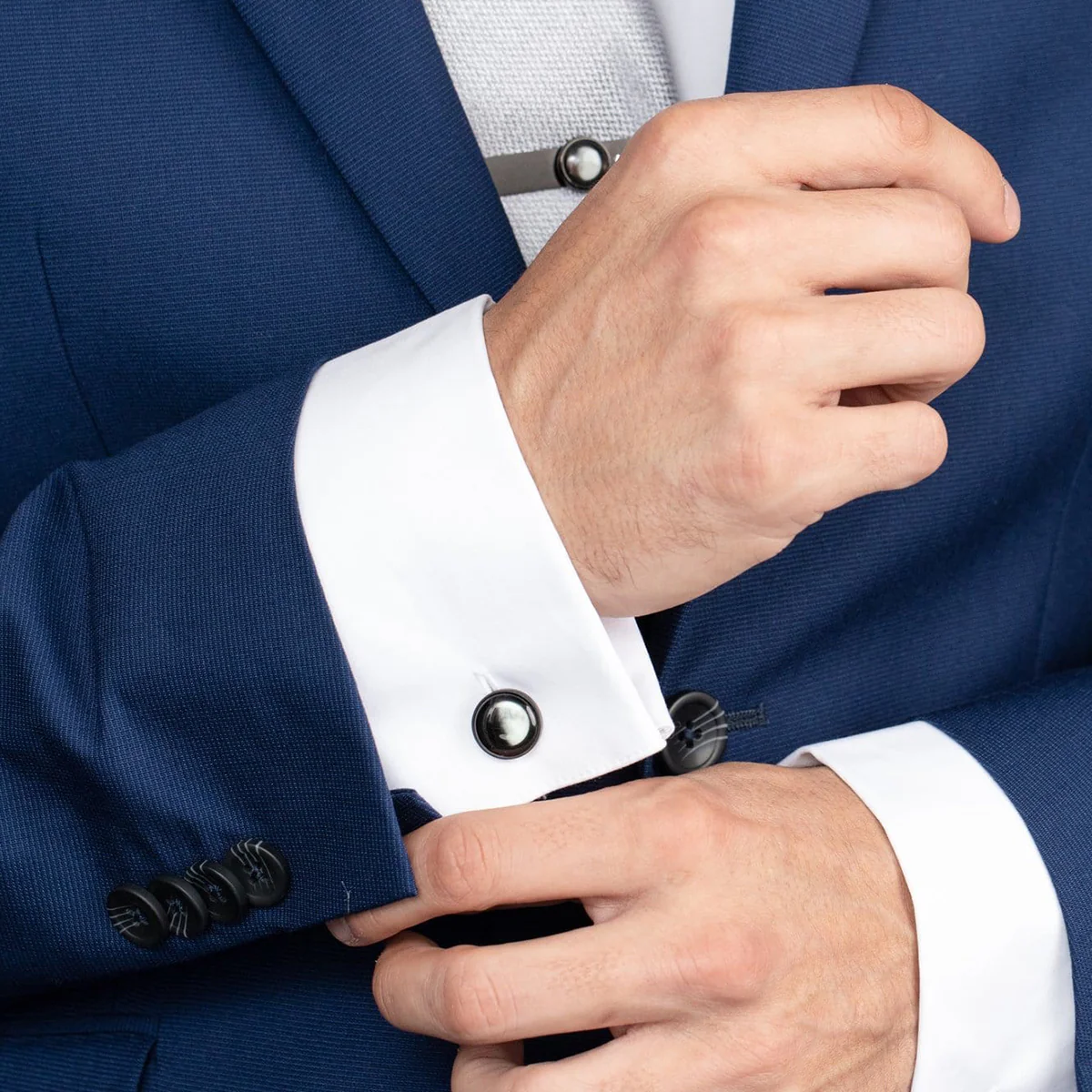 Personalized Choose Your Moon Phase Moonrise Cufflinks