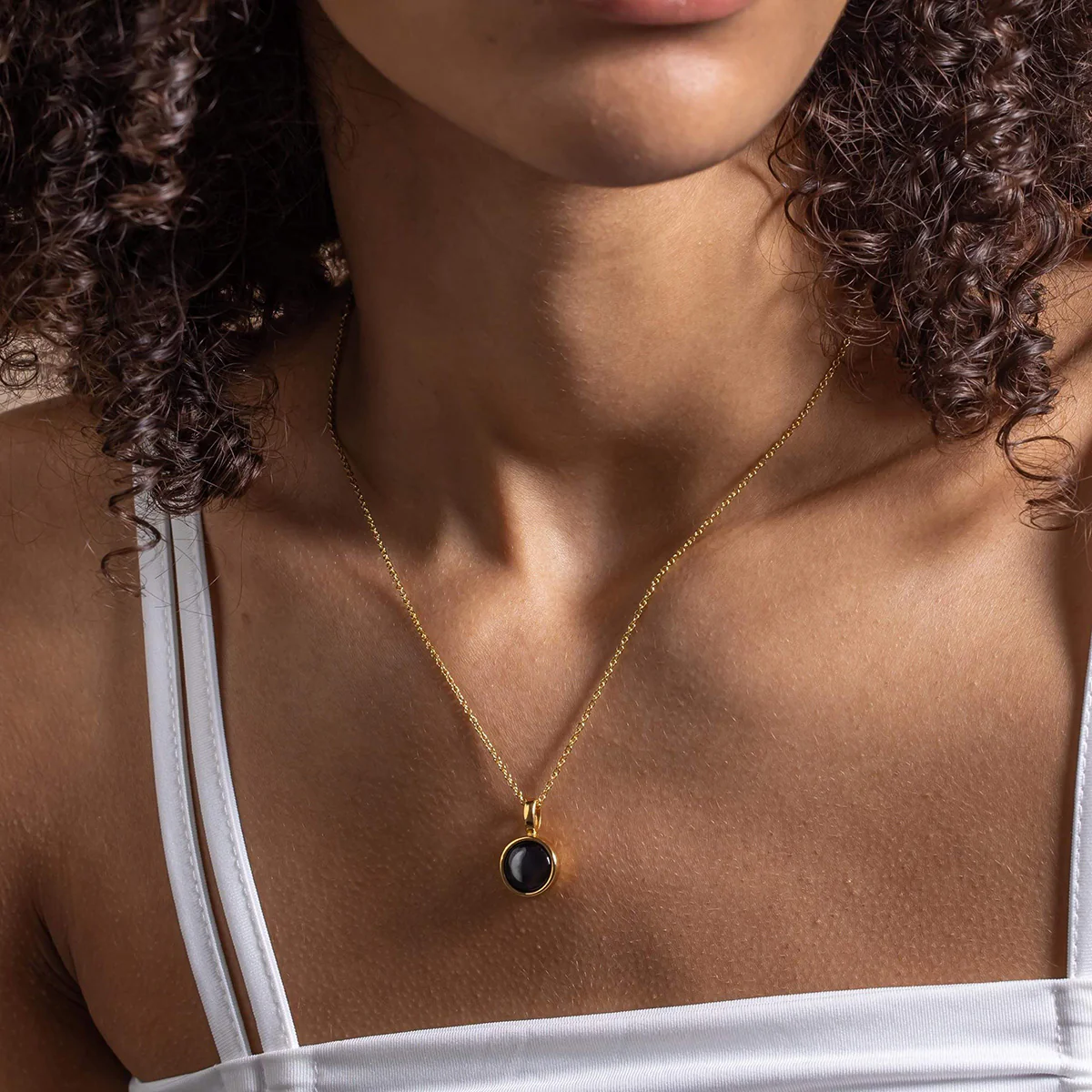 Personalized Choose Your Moon Phase Sky Light Necklace - Image 3