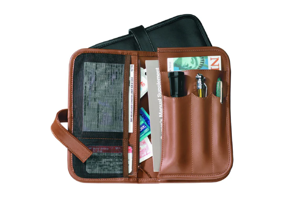 Personalized Leather Glovebox Organizer - Image 4