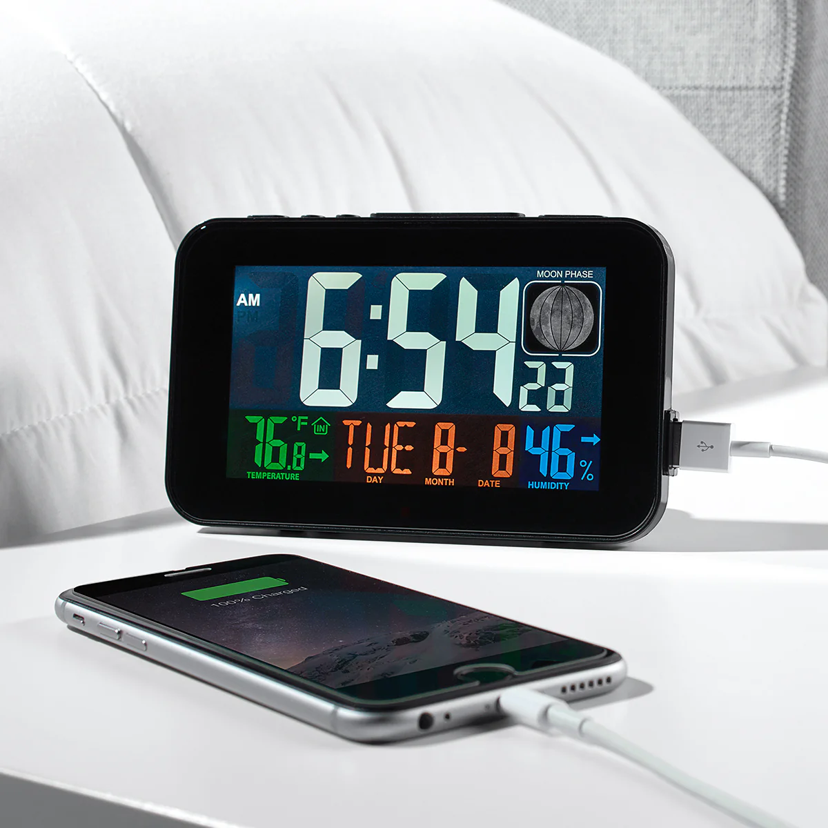 Phone Charging Atomic Alarm Clock