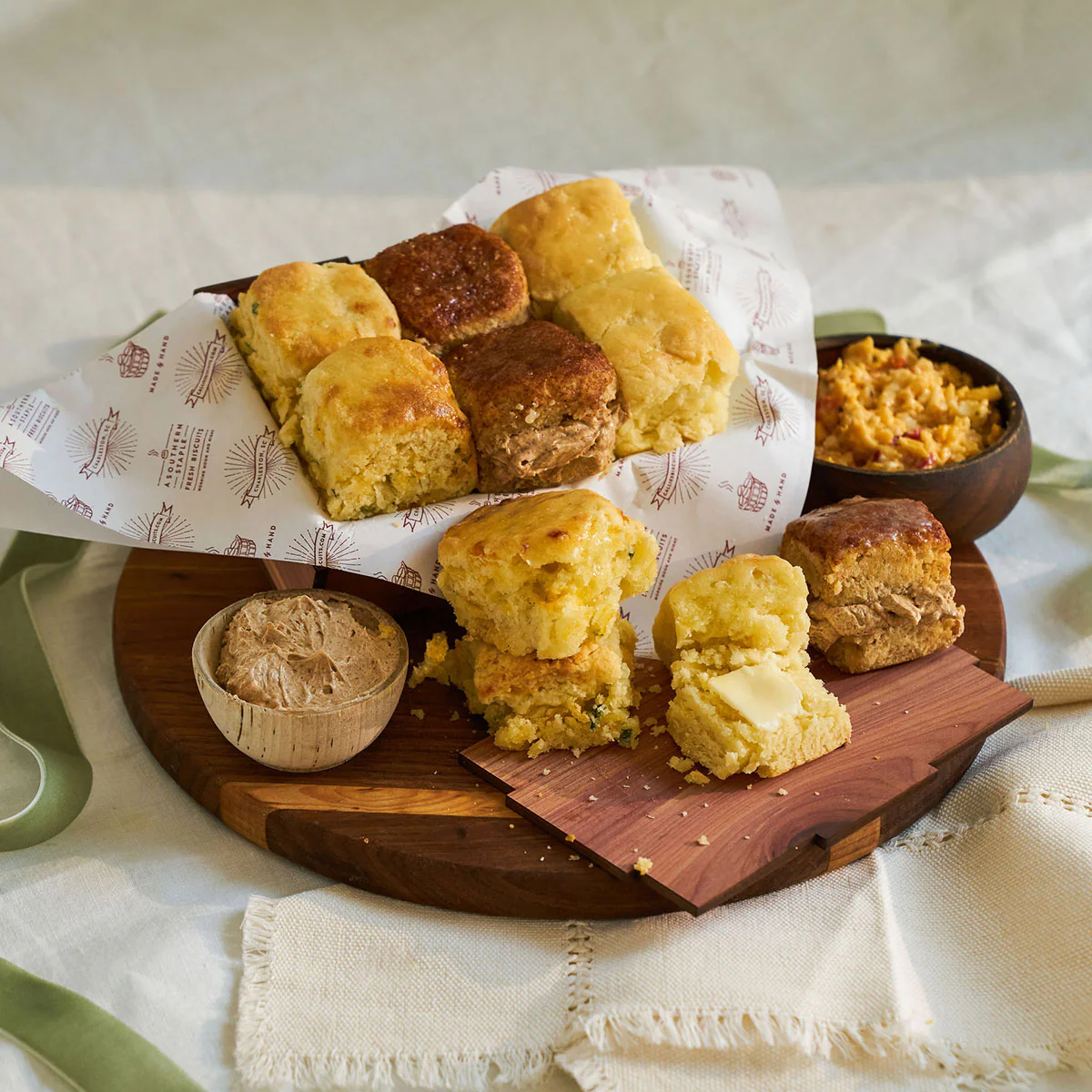 Pimento Cheese and Biscuit Gift Basket - Image 2