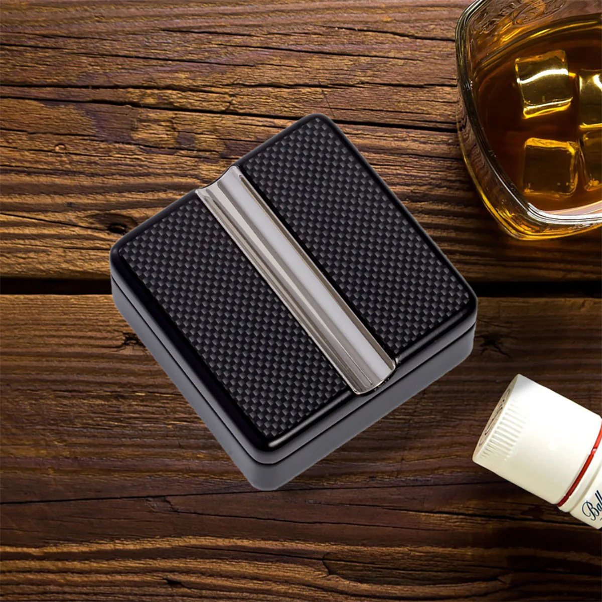 Pivot Design Carbon Fiber Single Cigar Ashtray - Image 10