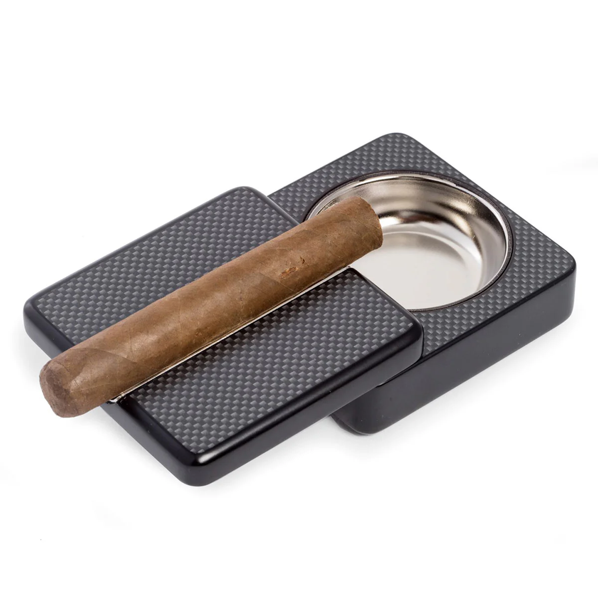 Pivot Design Carbon Fiber Single Cigar Ashtray - Image 8