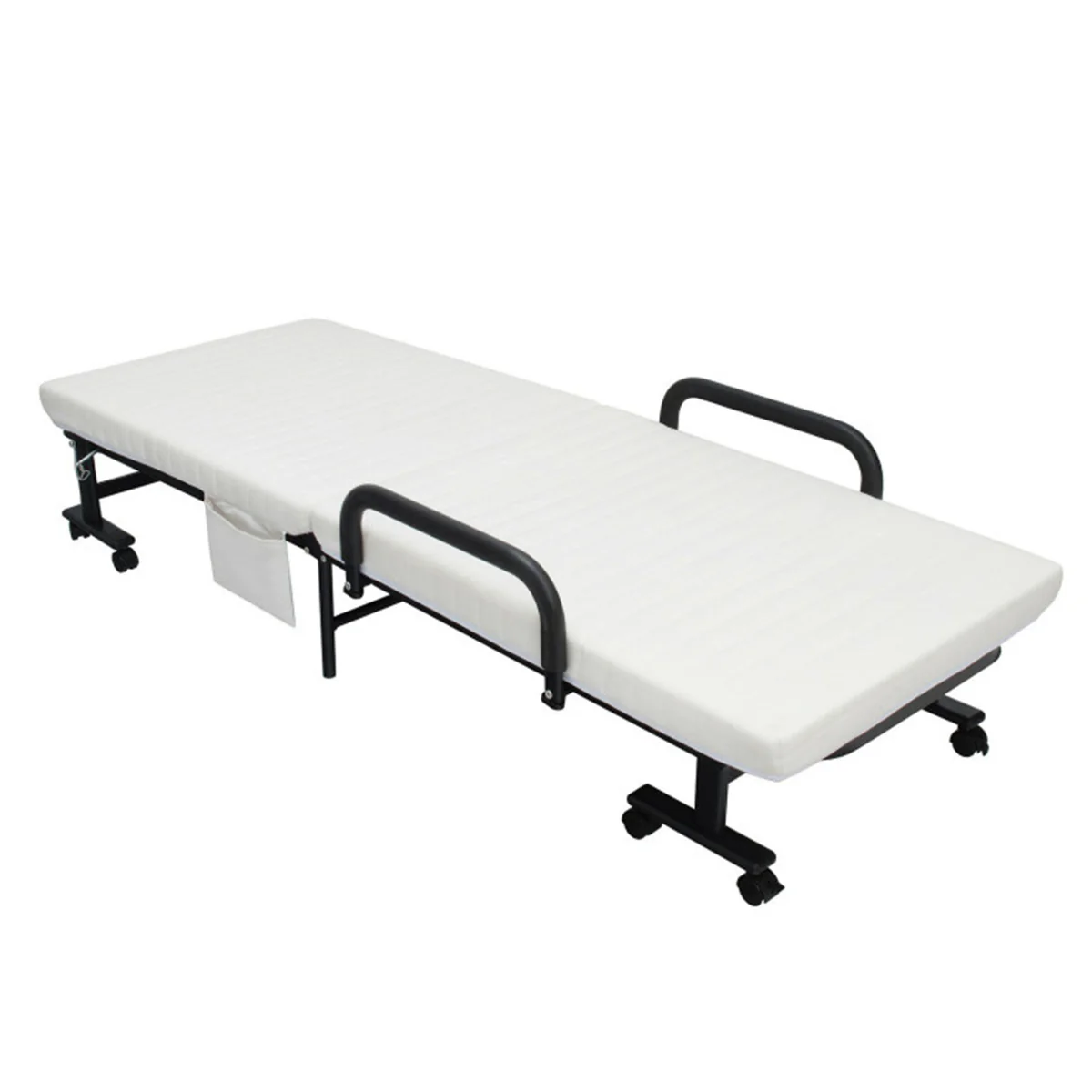 Portable Adjustable Guest Single Bed Twin Mattress - Image 19
