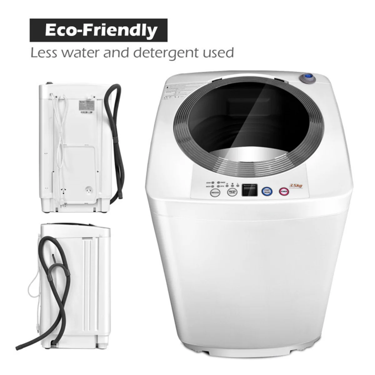 Portable Automatic Washing Machine with Drain Pump - Image 8