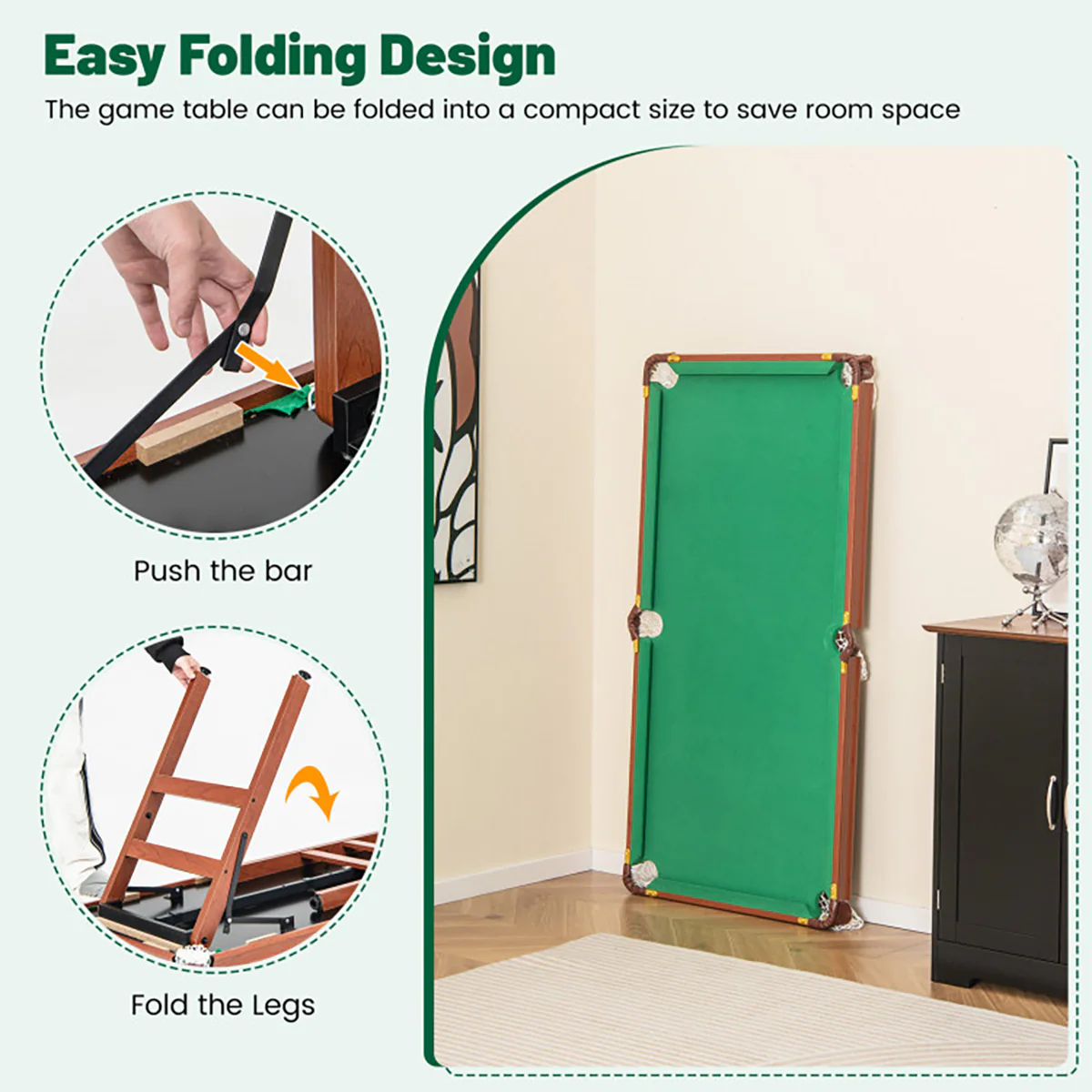 Portable Billiards Table Game Set - Image 4
