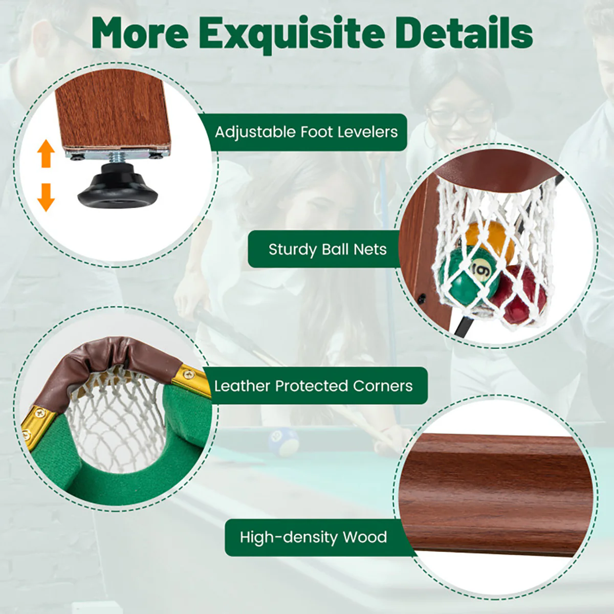 Portable Billiards Table Game Set - Image 5