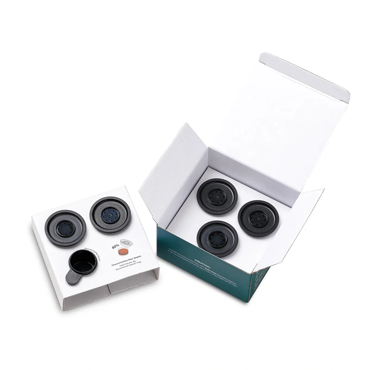 Portable Electric Espresso Machine Filter Baskets Kit
