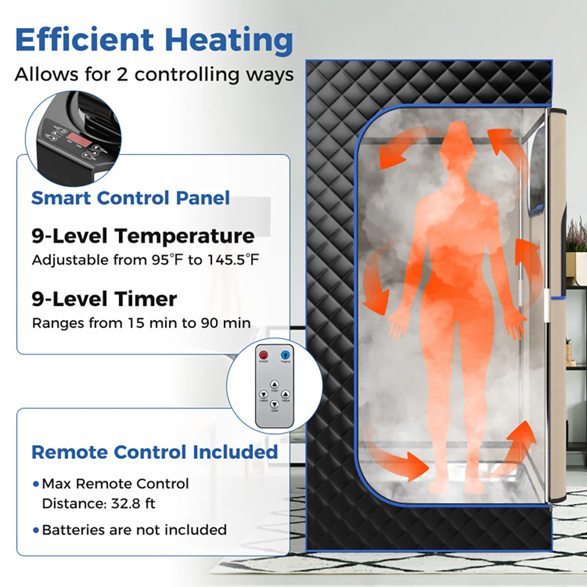 Portable Full Body Steam Sauna - Image 23