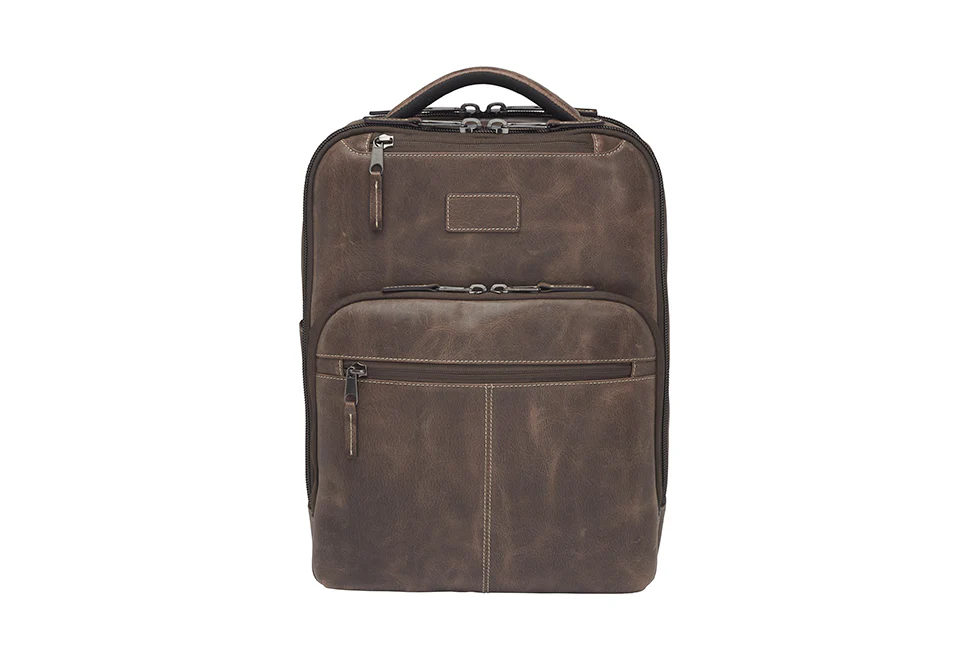 Premium Leather Backpack - Image 3