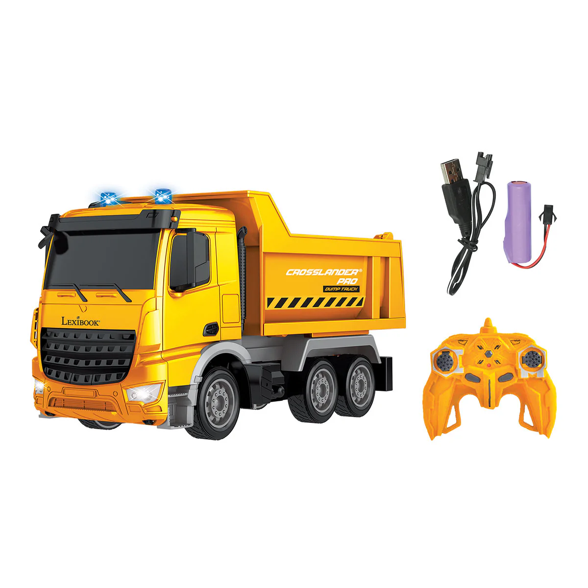 RC Dump Truck with Lights and Sounds - Image 3