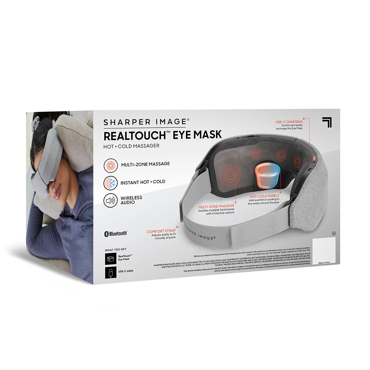 Realtouch™ Eye Mask Hot and Cold Massager by Sharper Image - Image 7