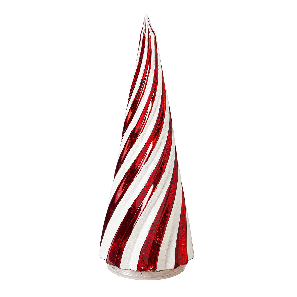 Red & White Lighted Christmas Trees (Set of 2) - Image 2